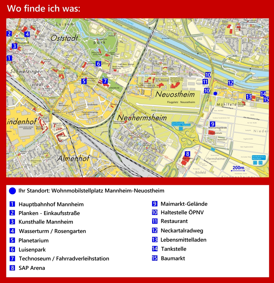 Wohnmobilstellplatz Lageplan - Wo finde ich was